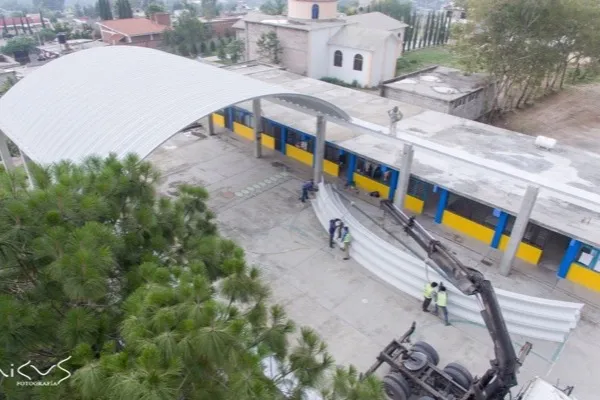 Proyecto de arcotecho 2 — instalación realizada