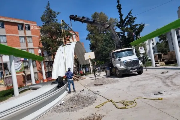 Proyecto de arcotecho 8 — instalación realizada