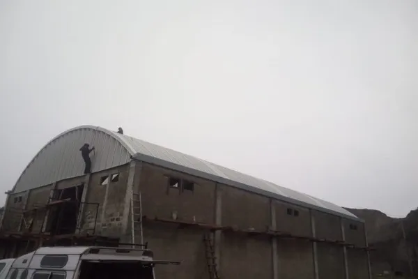 Proyecto de arcotecho 9 — instalación realizada