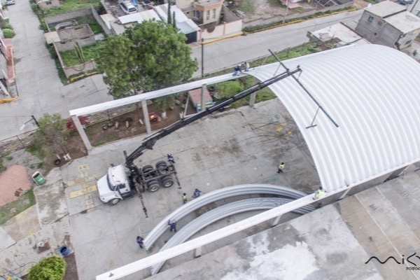 Proyecto de arcotecho 1 — instalación realizada