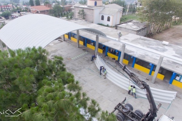 Proyecto de arcotecho 2 — instalación realizada